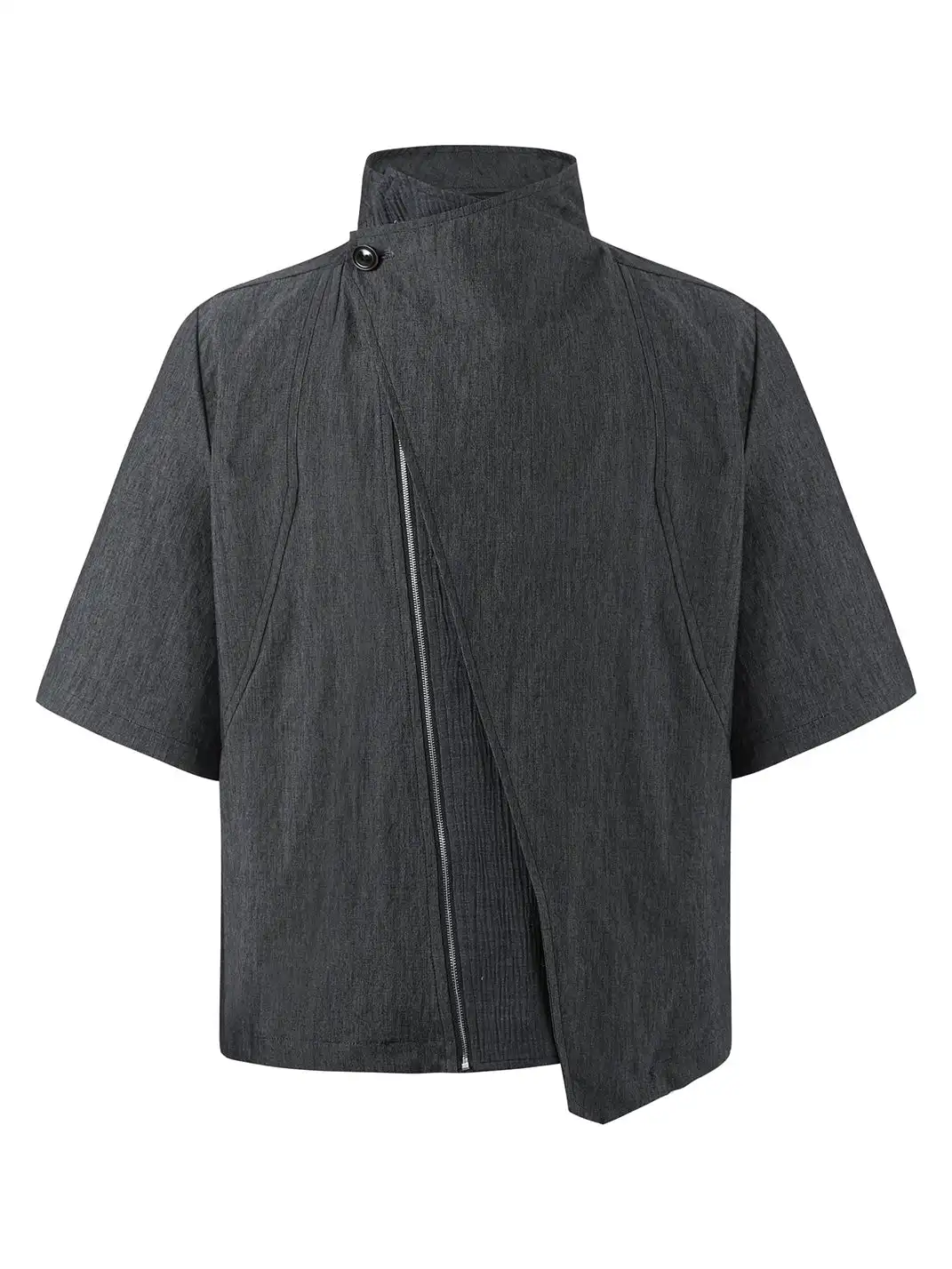 TAICHIISM | Multi-shape Asymmetric Placket Spliced Shirt