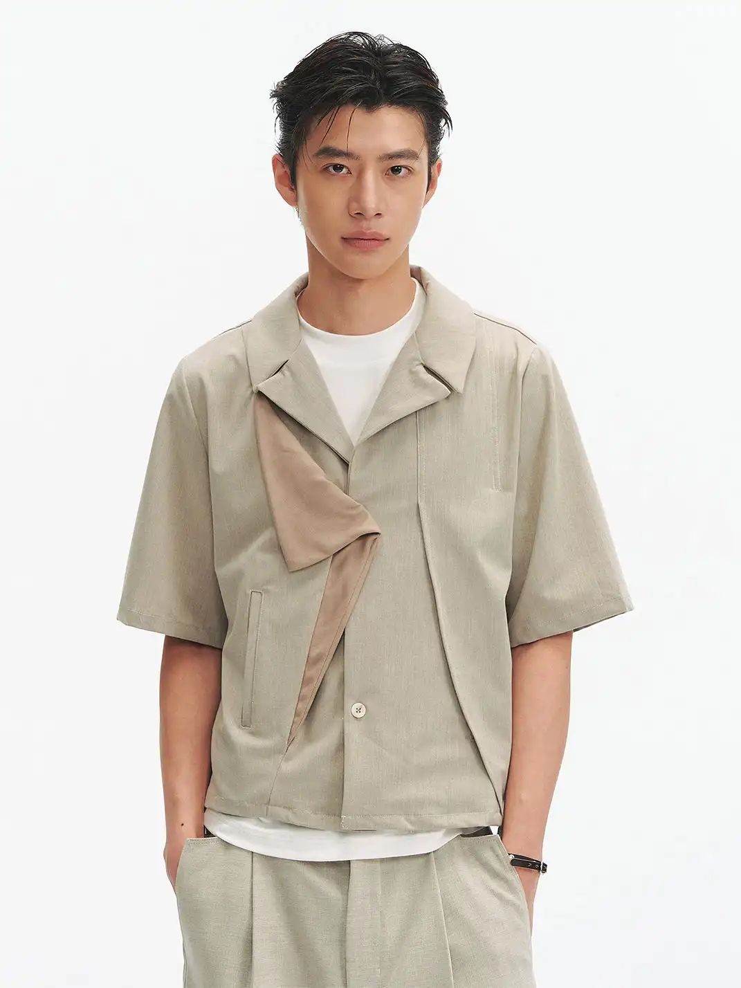 TAICHIISM | Stand Collar Multi-style Shirt