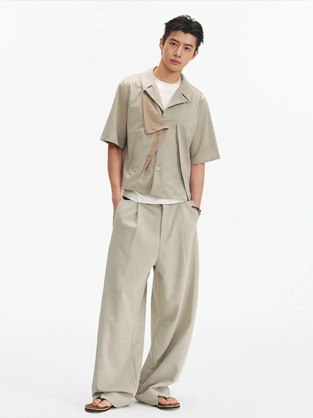 TAICHIISM | Stand Collar Multi-style Shirt