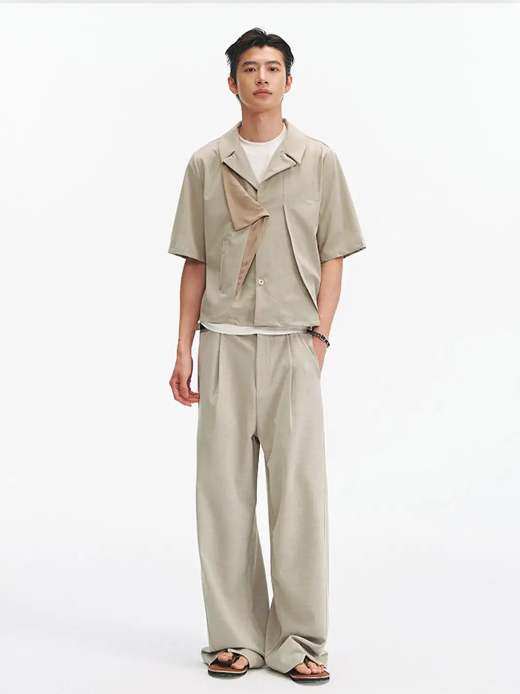 TAICHIISM | Stand Collar Multi-style Shirt