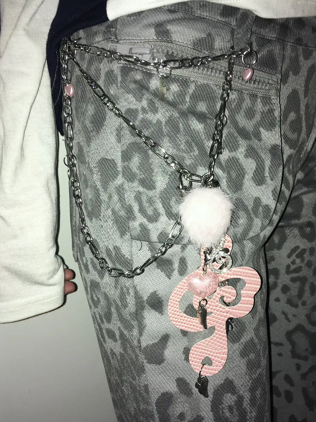 CRS | Musical Note Shaped Leather Sweater Chain Necklace