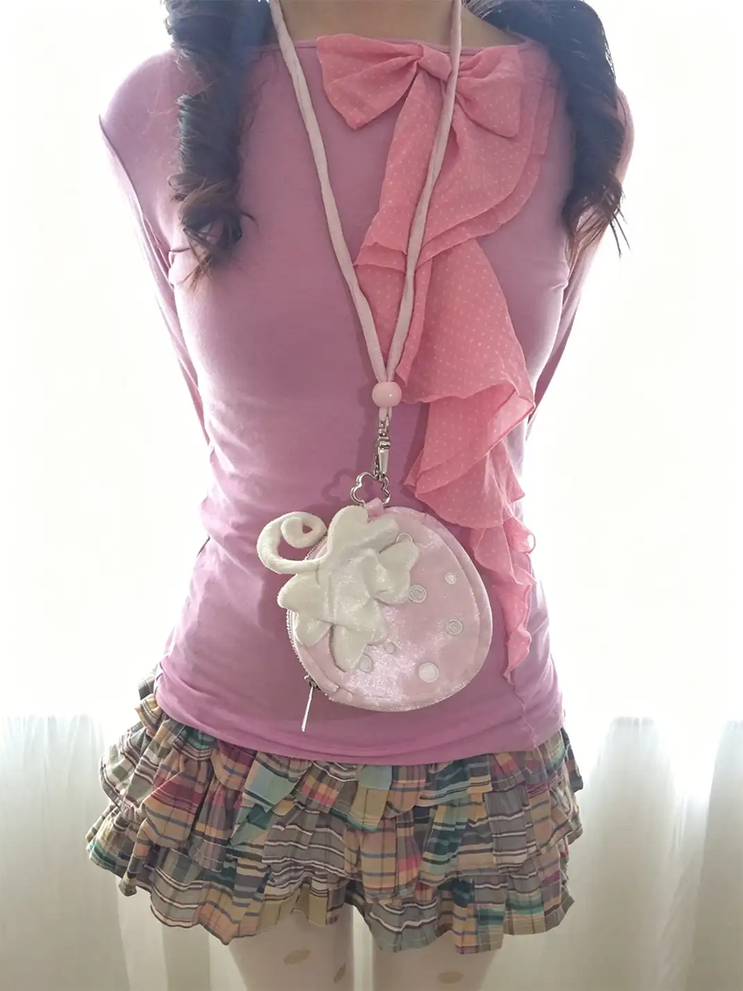 CRS | Strawberry Coin Purse Multi-purpose Hanging Bag