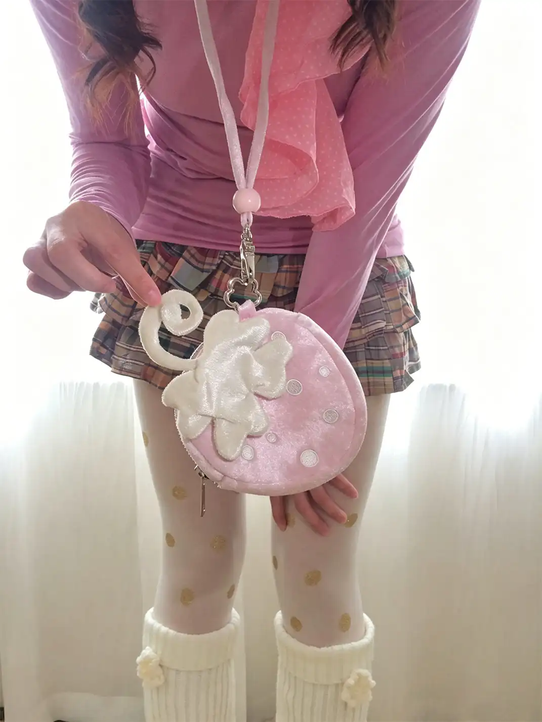 CRS | Strawberry Coin Purse Multi-purpose Hanging Bag