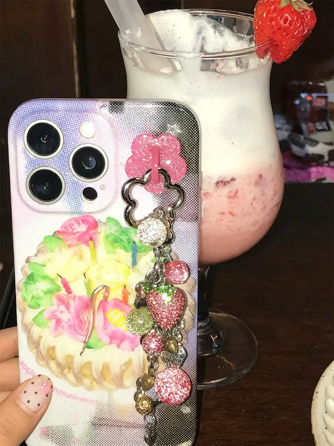 CRS | Shiny Strawberry Shaped Metal Charm