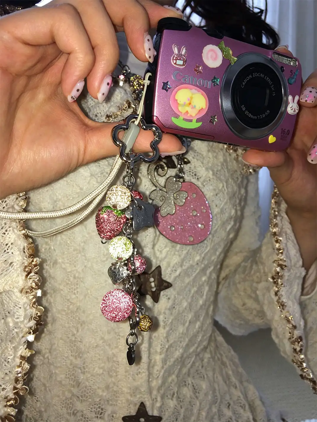 CRS | Shiny Strawberry Shaped Metal Charm