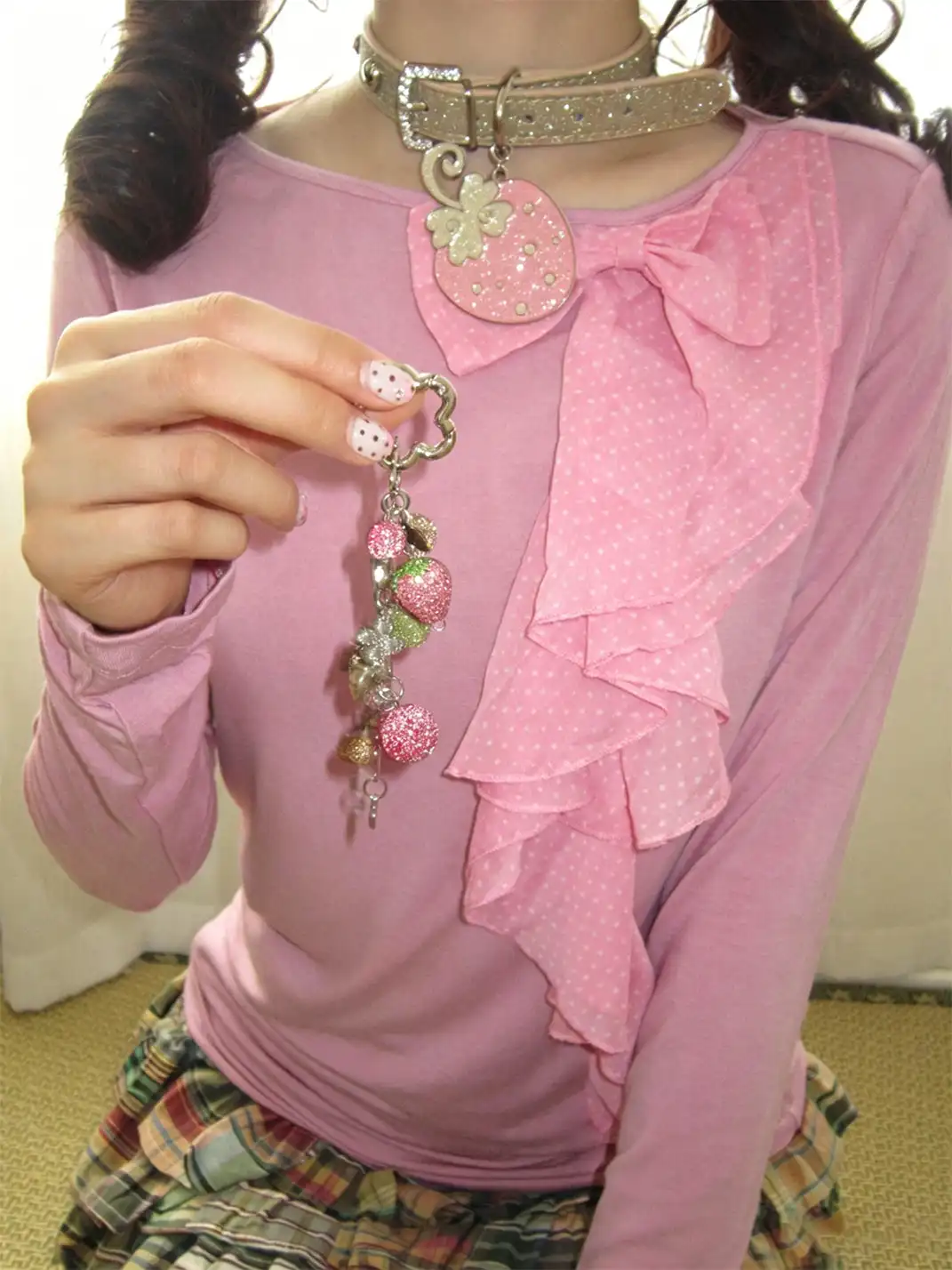 CRS | Shiny Strawberry Shaped Metal Charm