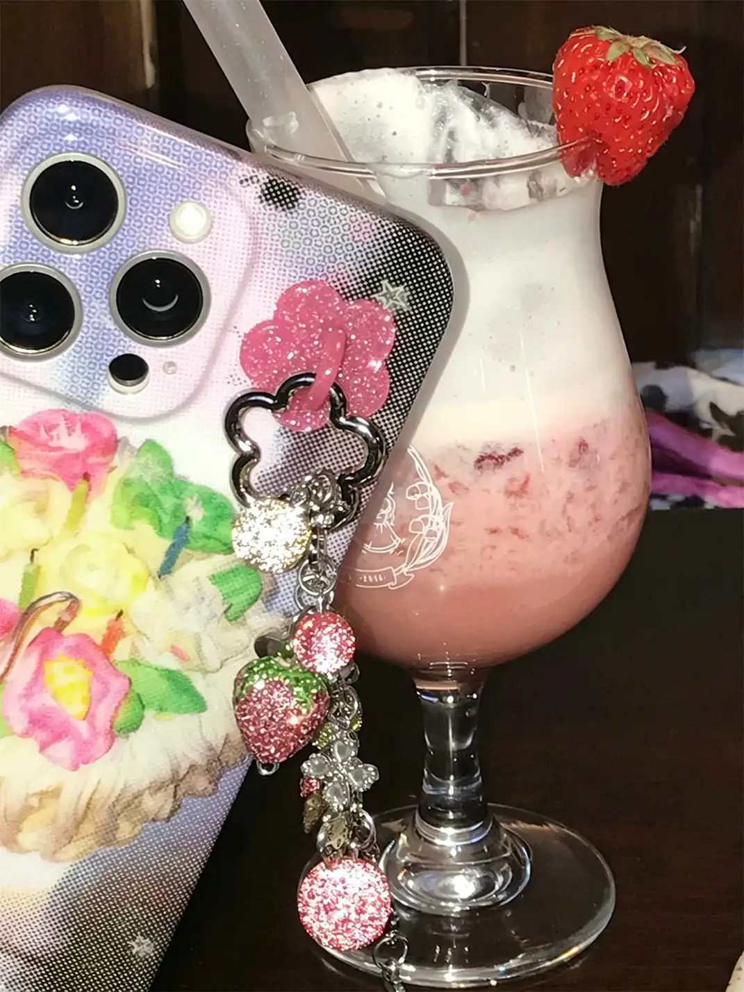 CRS | Shiny Strawberry Shaped Metal Charm