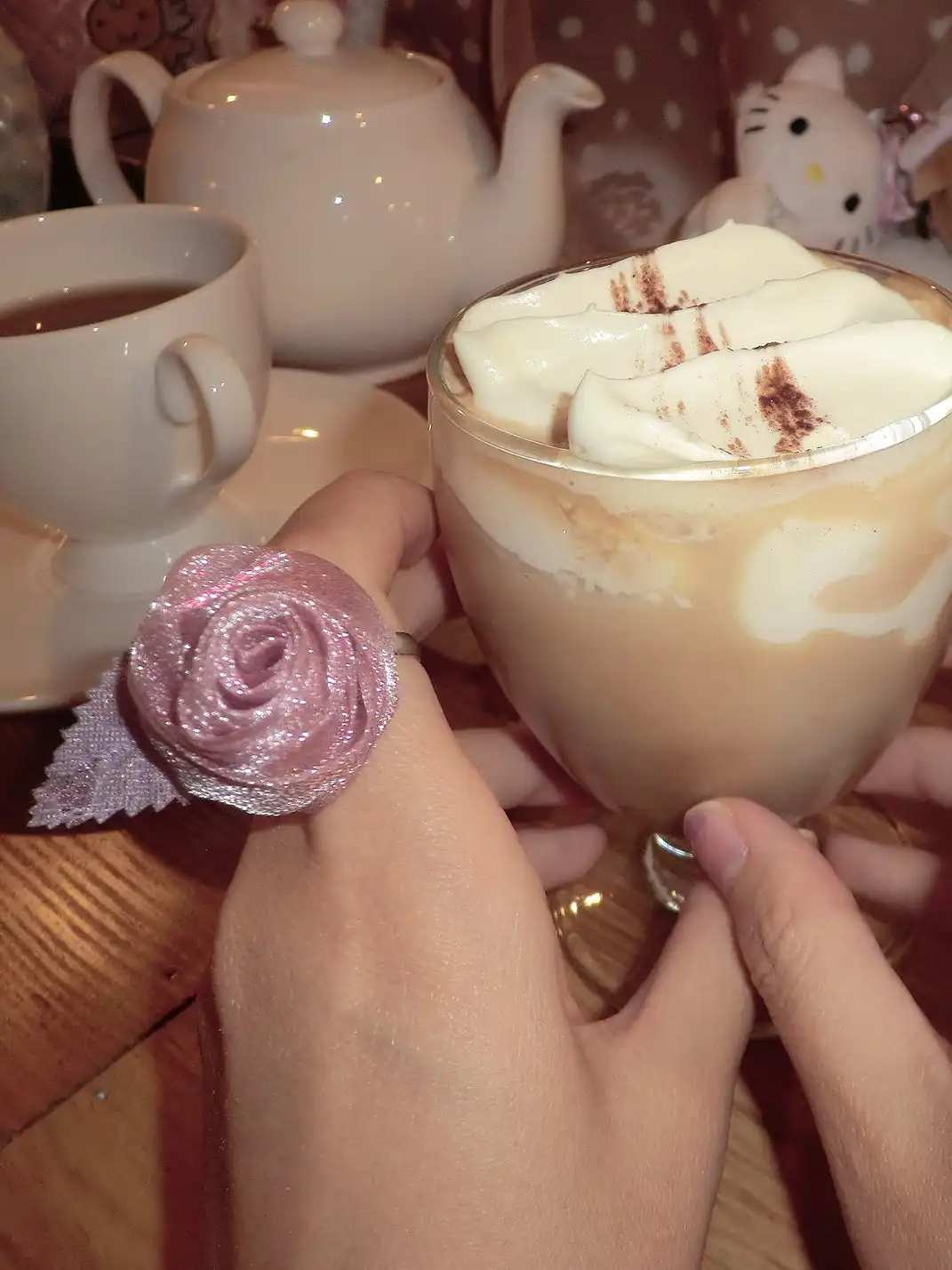 CRS | Glitter Yarn Lace Rose Ring