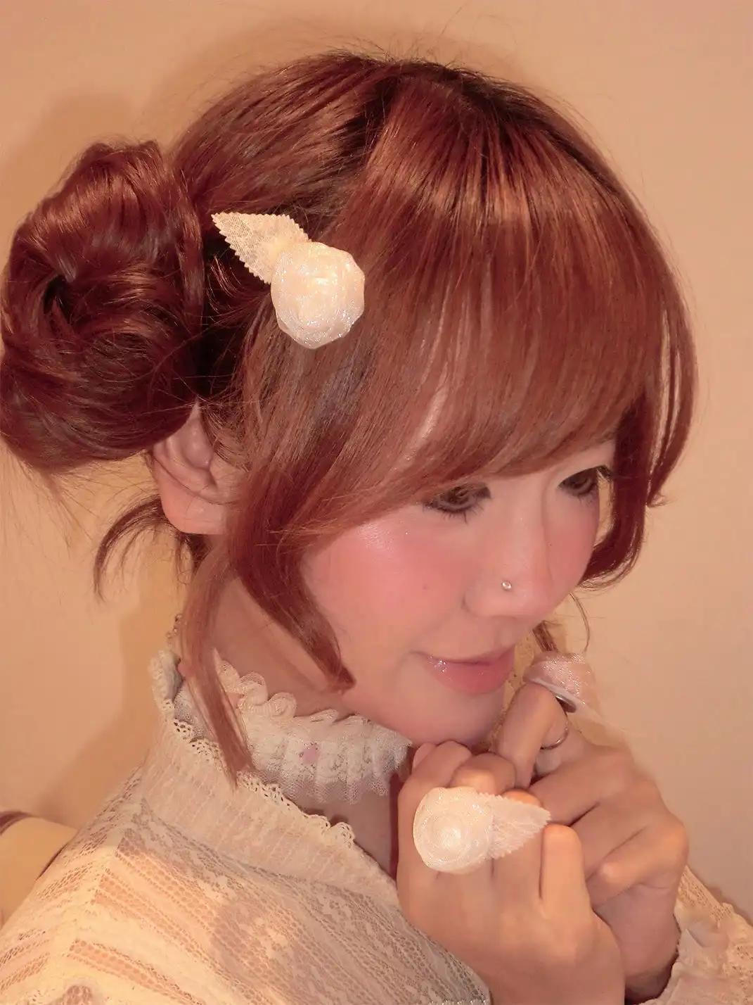 CRS | Lace Rose Hair Clip