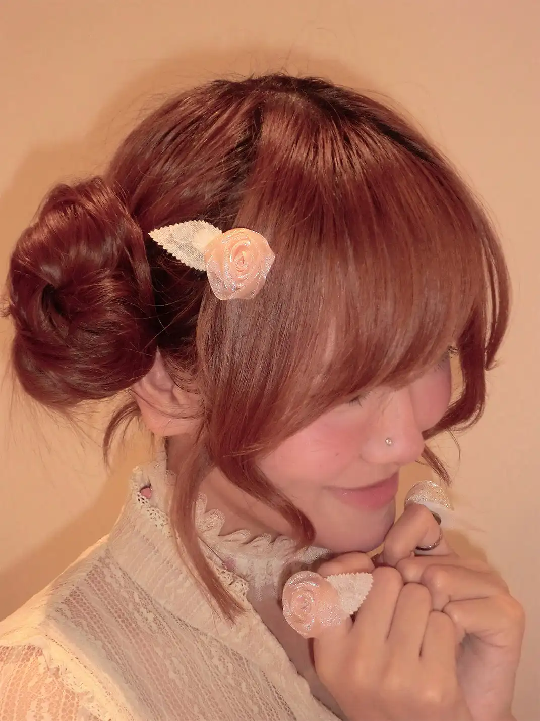 CRS | Lace Rose Hair Clip