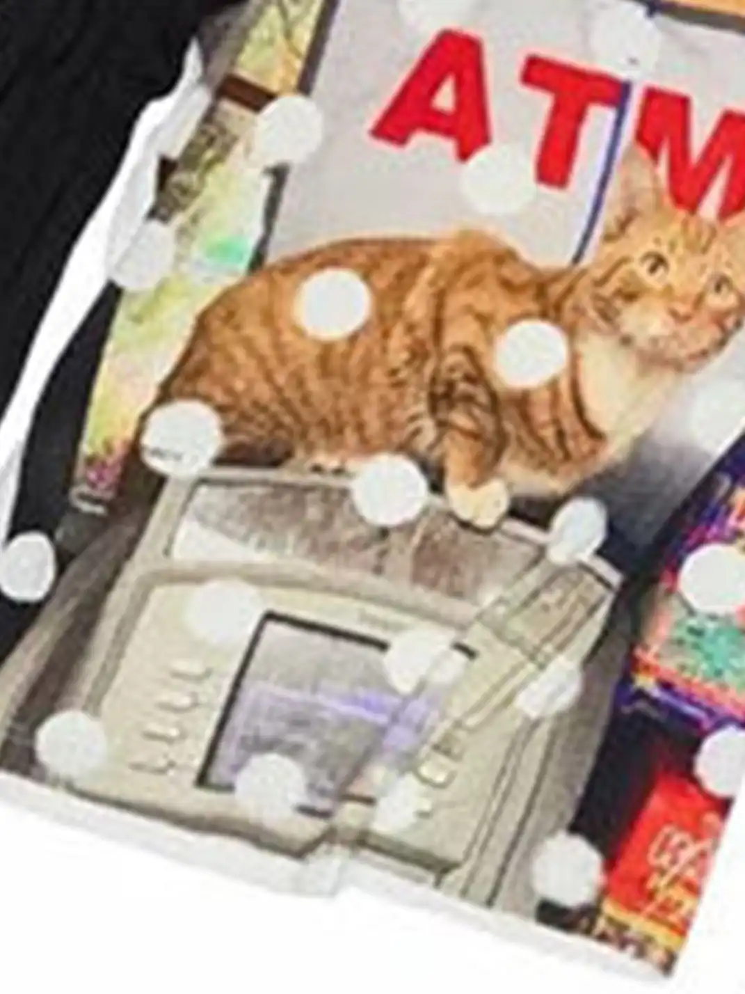 BAYUE | Vintage Cartoon Print Spliced T-Shirt