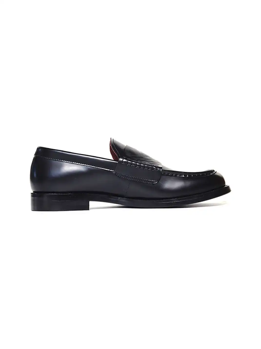 SHENLV | Embossed Cowhide Loafers