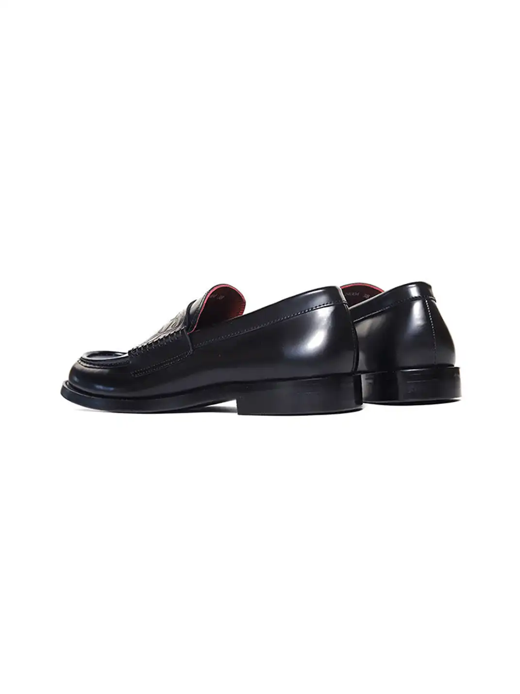 SHENLV | Embossed Cowhide Loafers