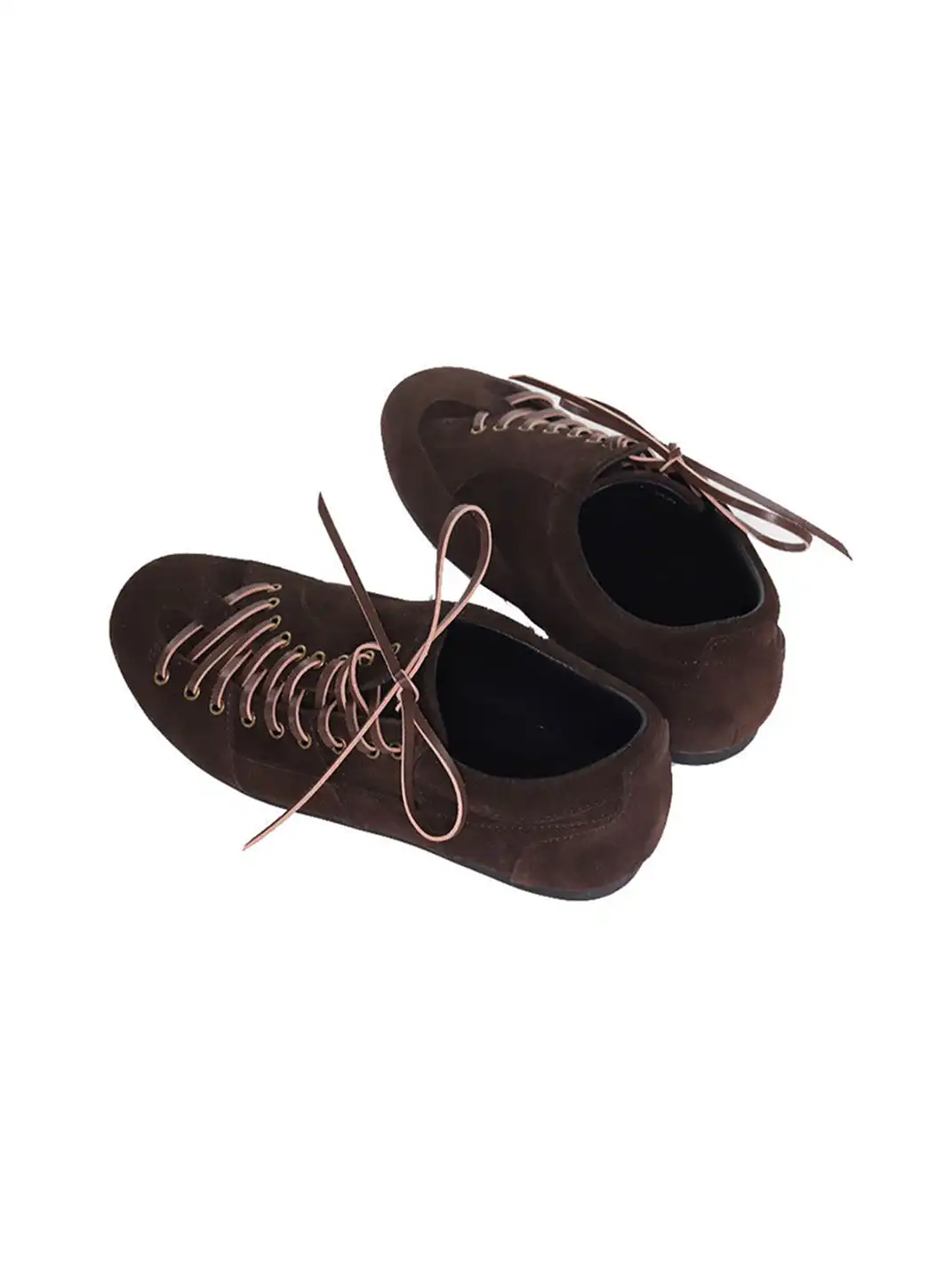 SHENLV | Suede Multi-lace Flat Casual Shoes