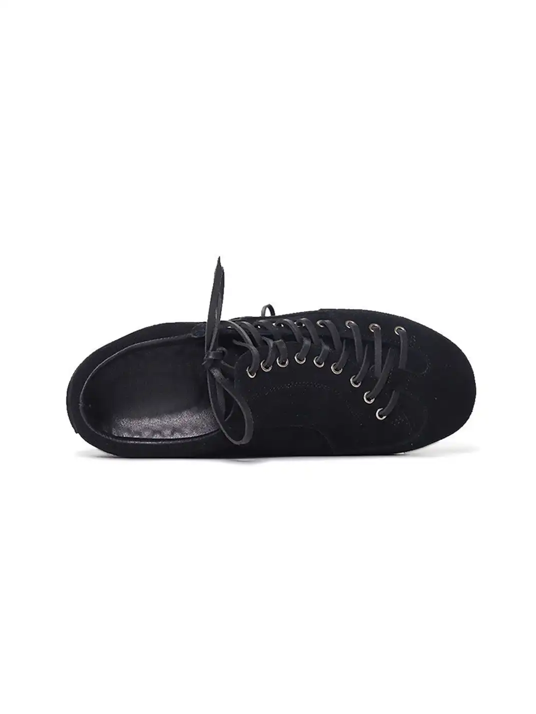 SHENLV | Suede Multi-lace Flat Casual Shoes