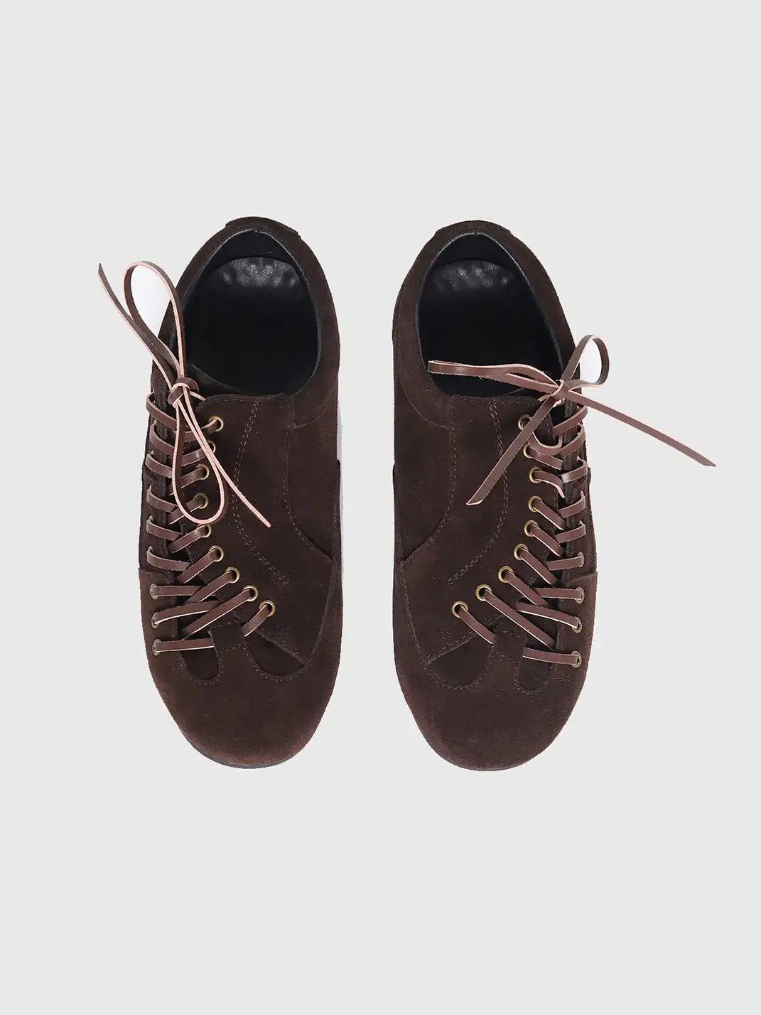 SHENLV | Suede Multi-lace Flat Casual Shoes