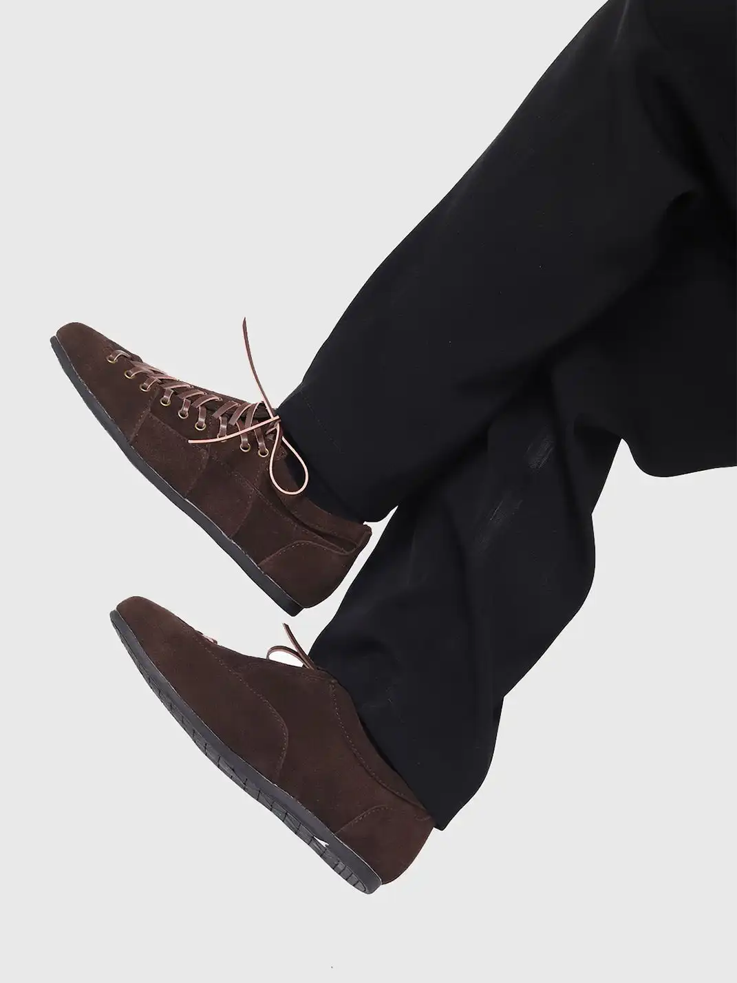 SHENLV | Suede Multi-lace Flat Casual Shoes