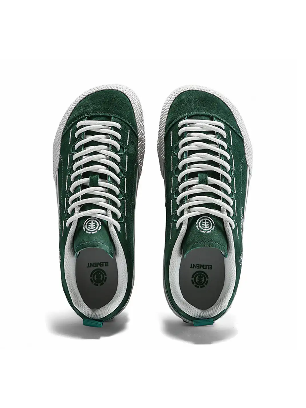 ELEMENT | Green Suede Skate Sneakers