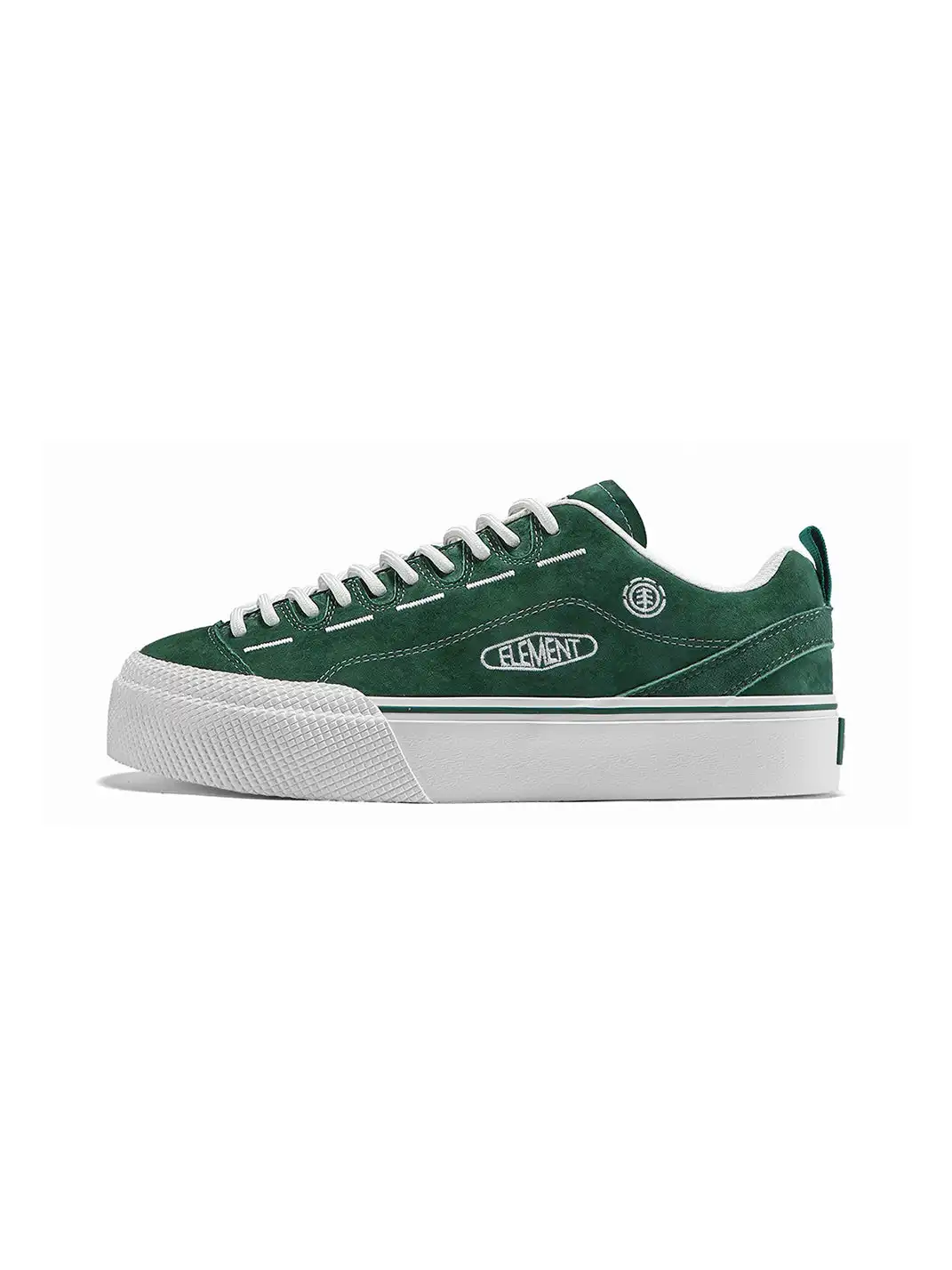 ELEMENT | Green Suede Skate Sneakers
