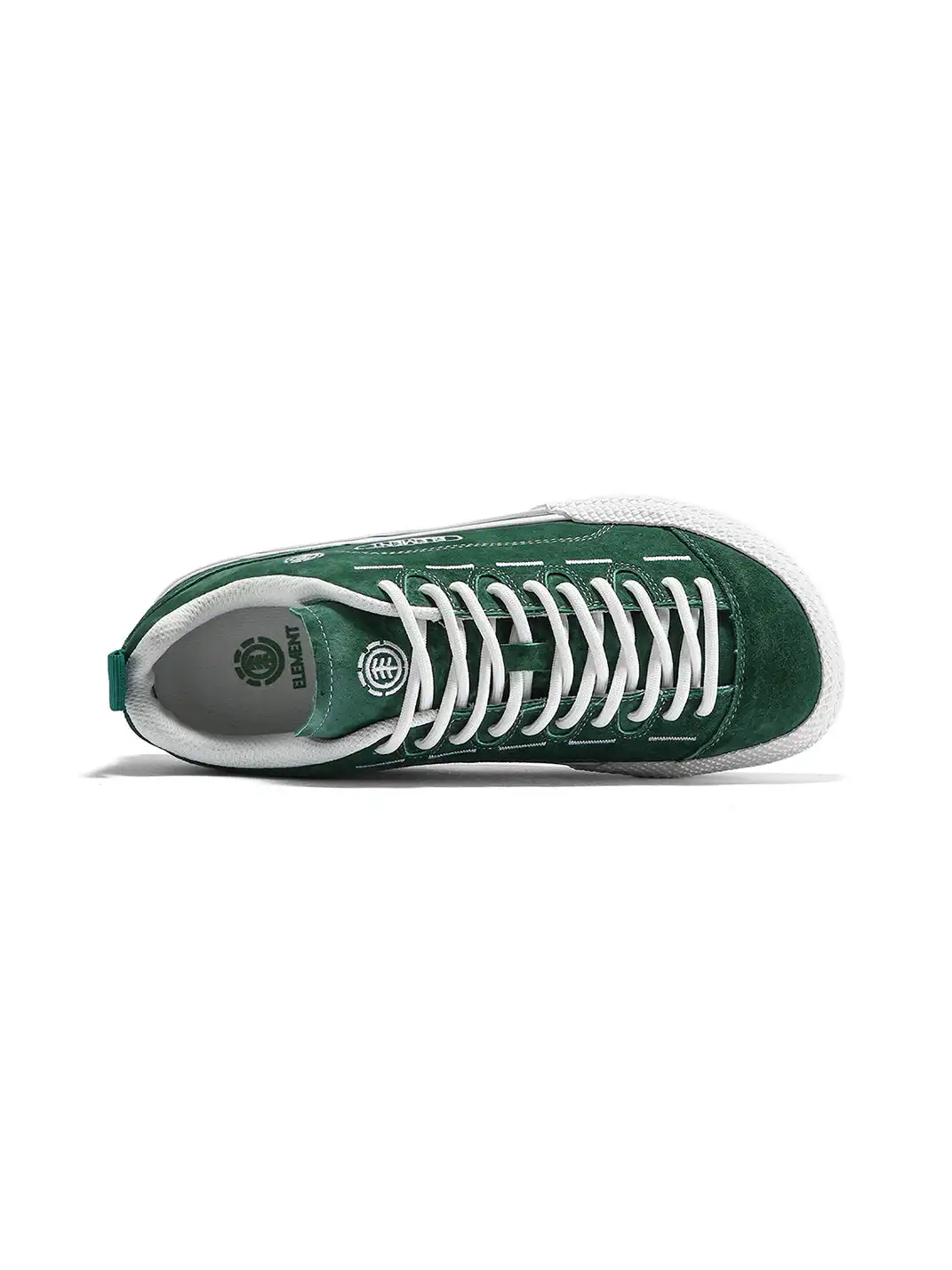 ELEMENT | Green Suede Skate Sneakers