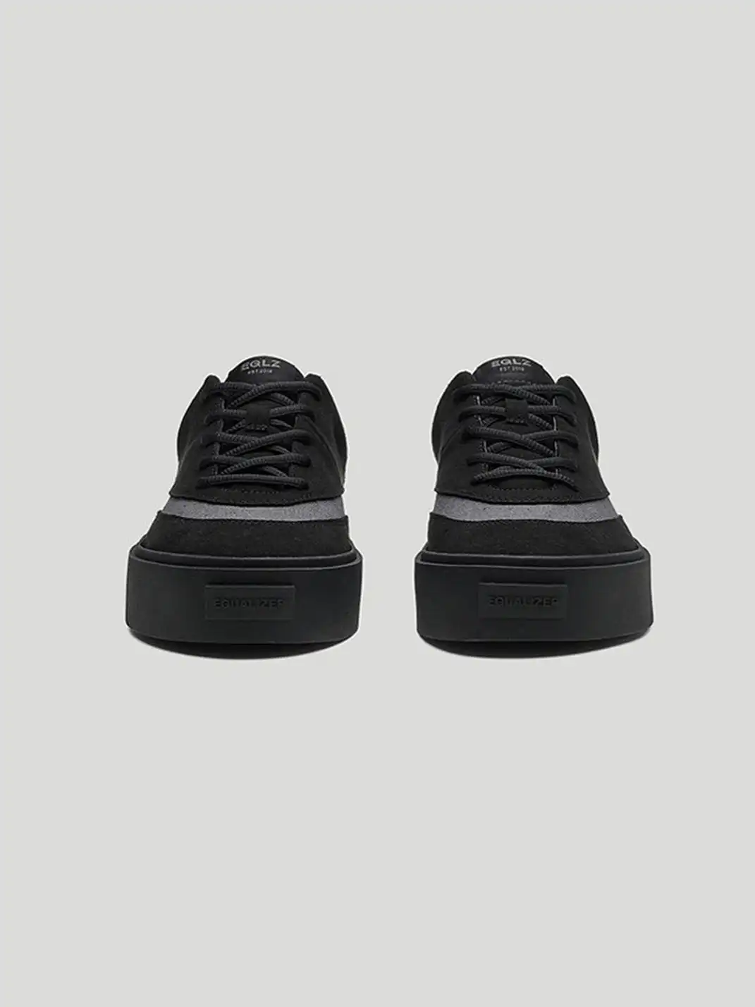 EQLZ | Platform Suede Color Block Casual Sneakers
