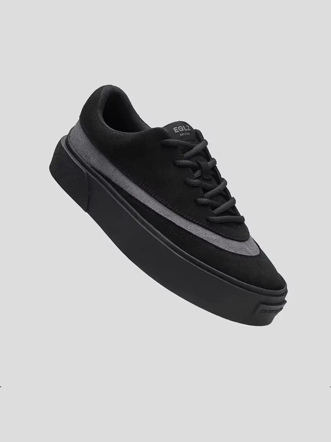 EQLZ | Platform Suede Color Block Casual Sneakers