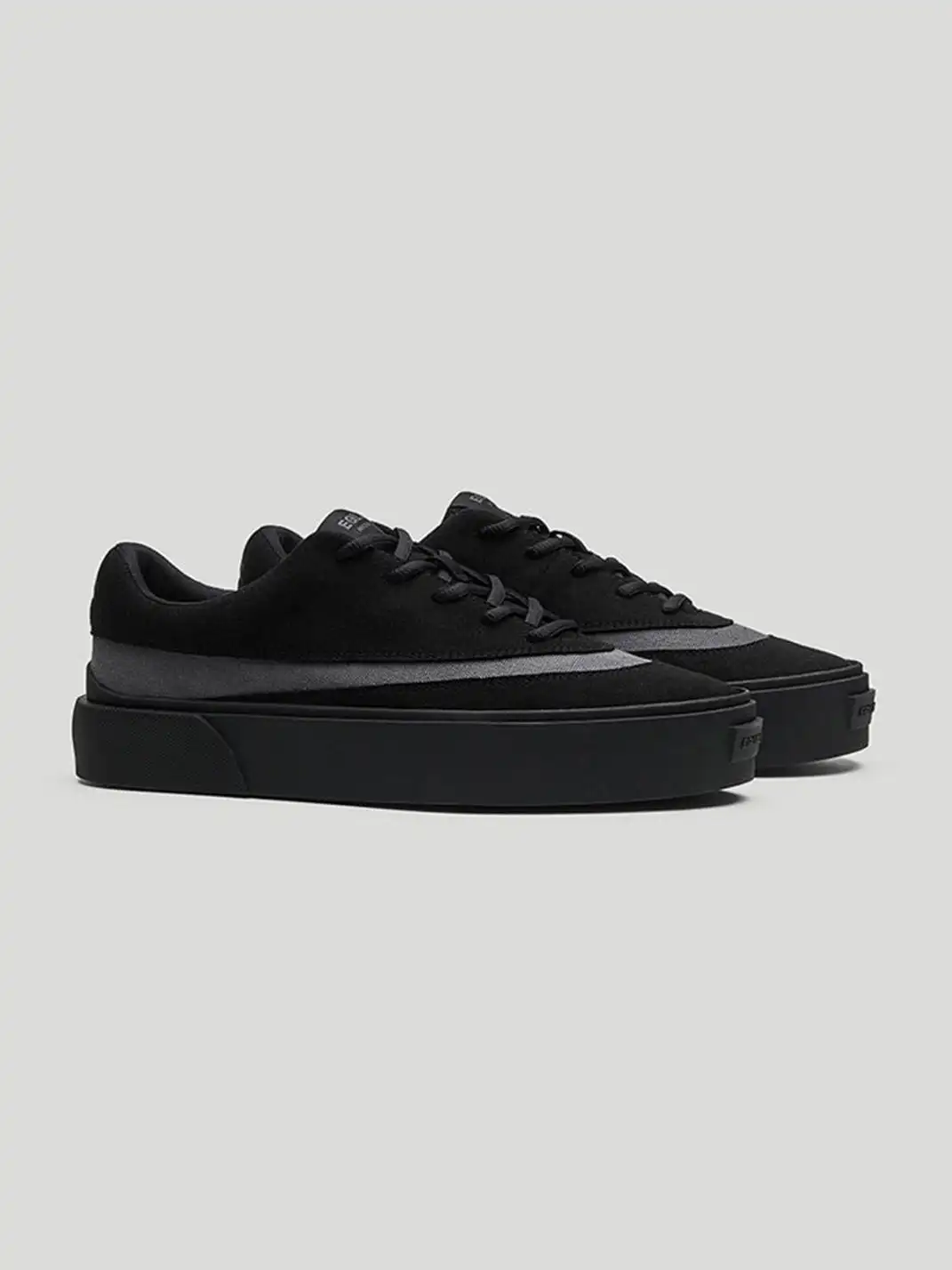 EQLZ | Platform Suede Color Block Casual Sneakers