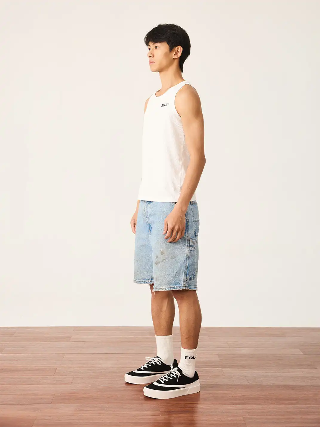 EQLZ | Platform Suede Color Block Casual Sneakers