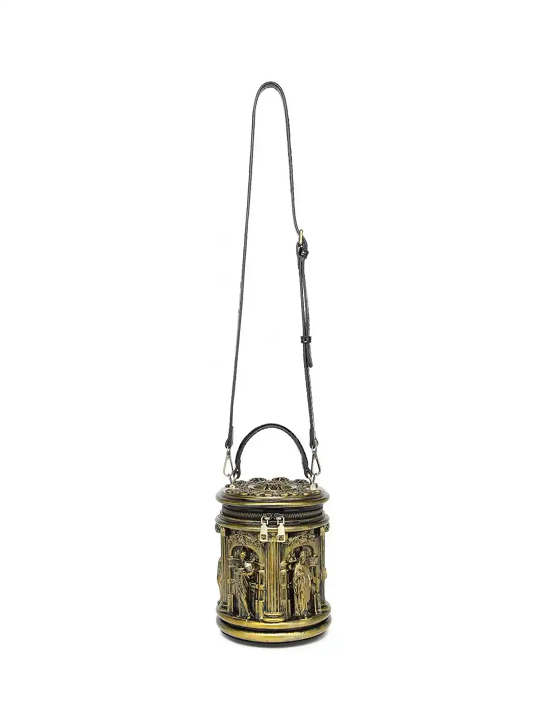 JARNO | Baroque Style Cylinder Crossbody Bag