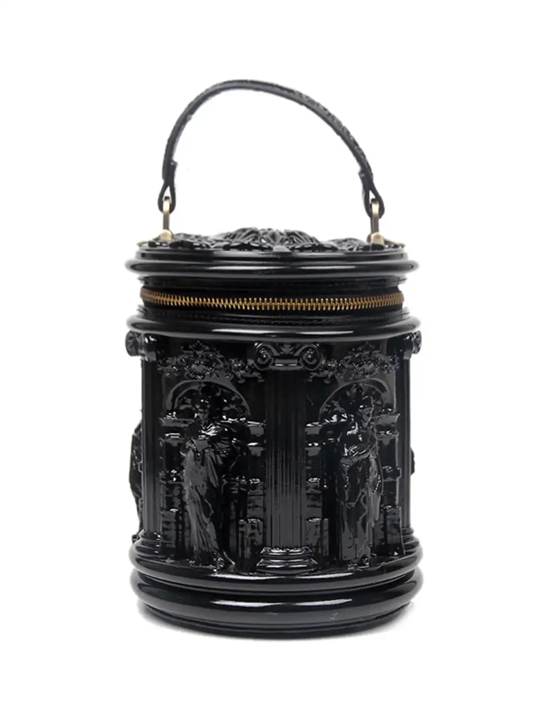 JARNO | Baroque Style Cylinder Crossbody Bag