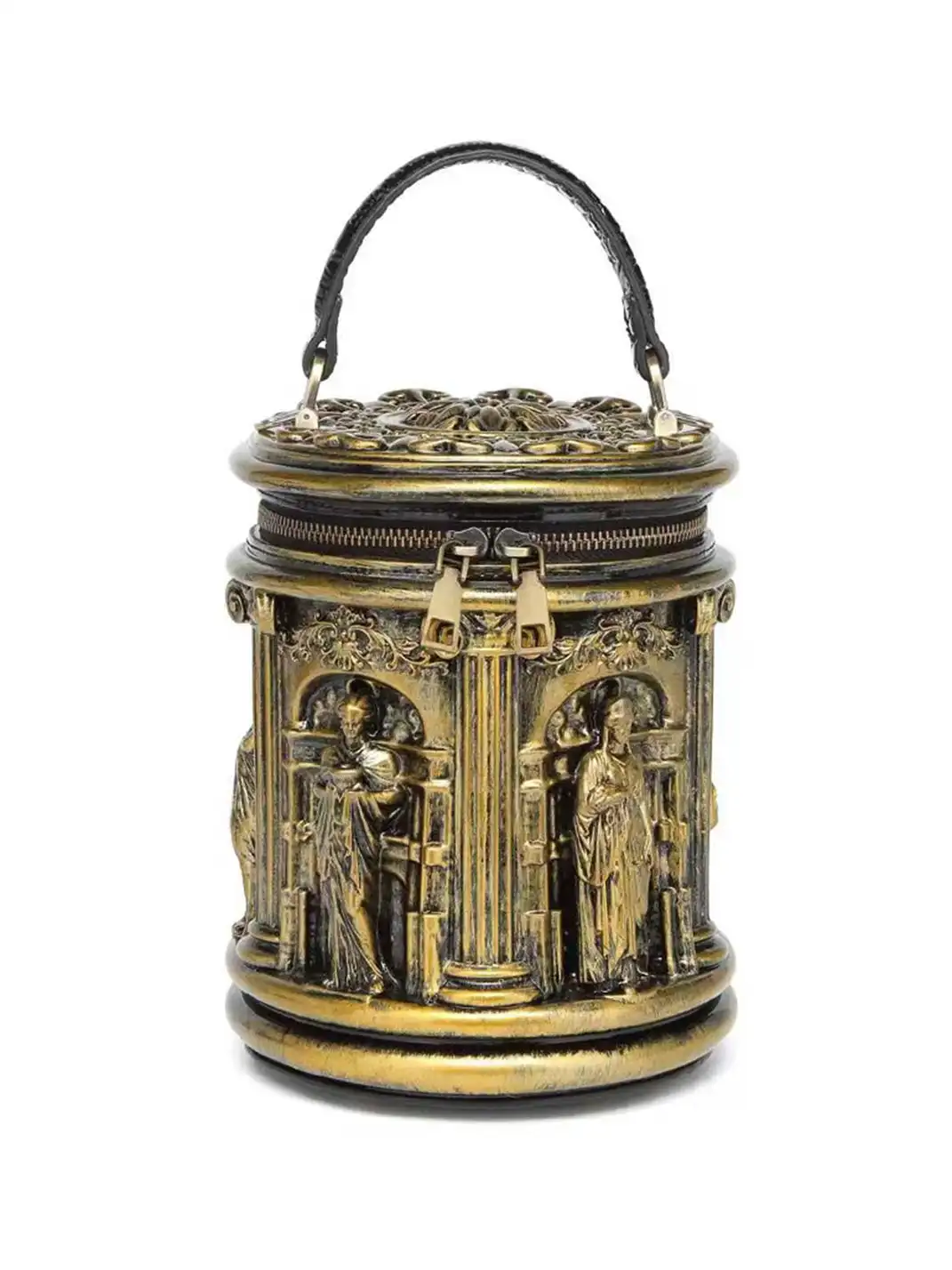 JARNO | Baroque Style Cylinder Crossbody Bag