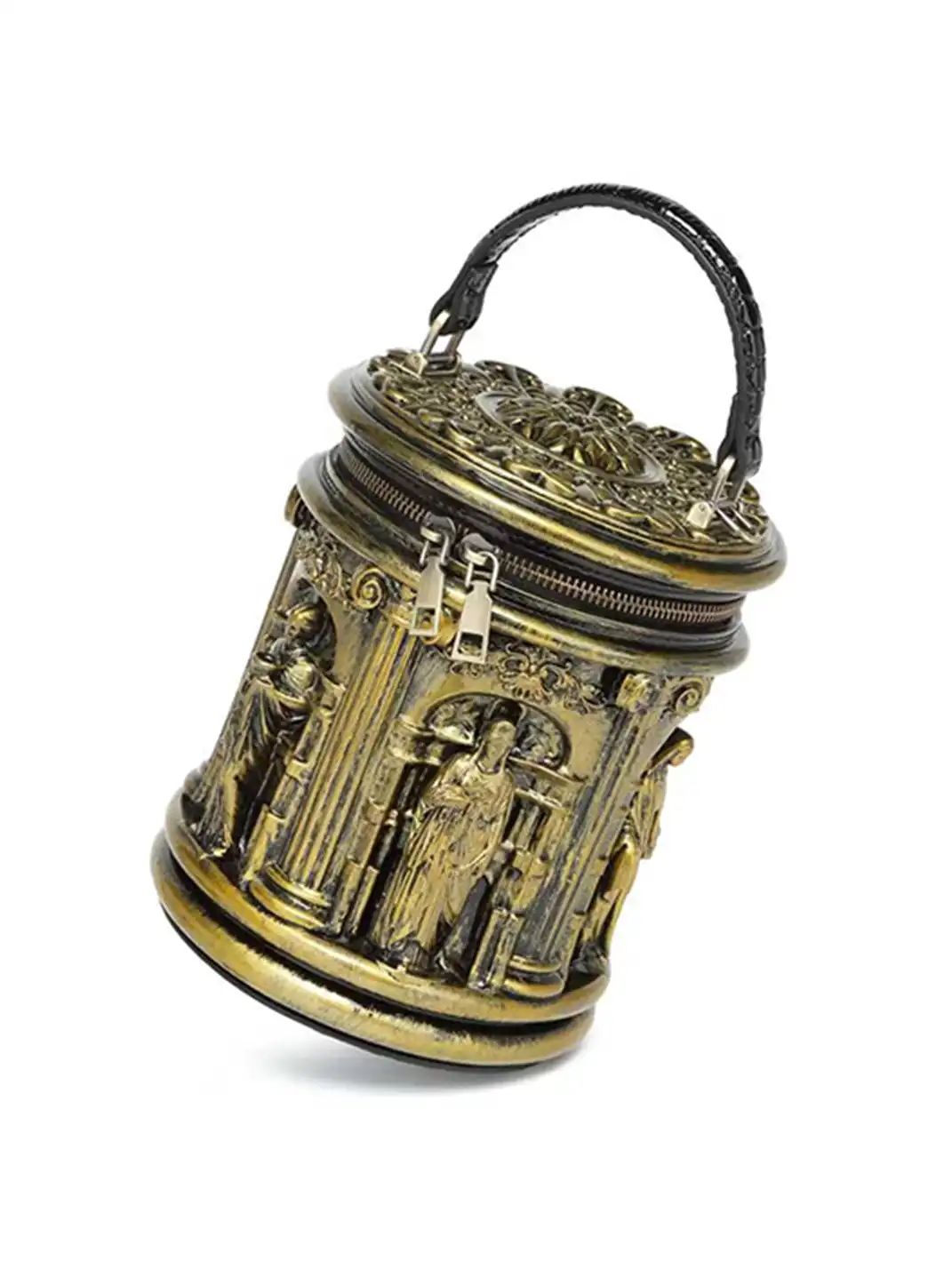 JARNO | Baroque Style Cylinder Crossbody Bag
