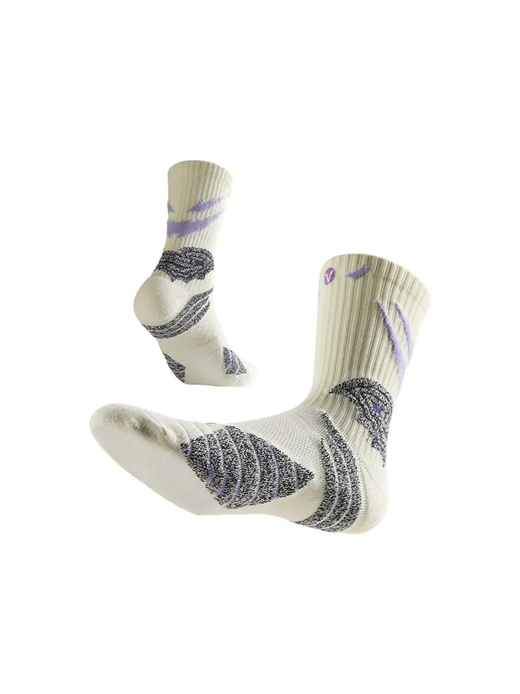 VEIDOORN | Terry Sole High-Top Sports Socks