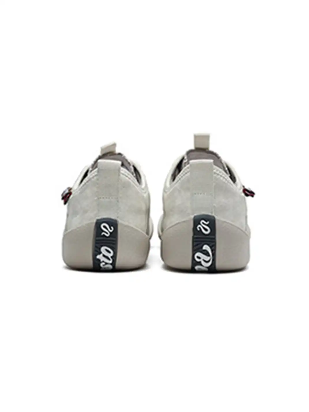 BASTO | Off-White Mesh & Canvas Low-Top Casual Sneakers