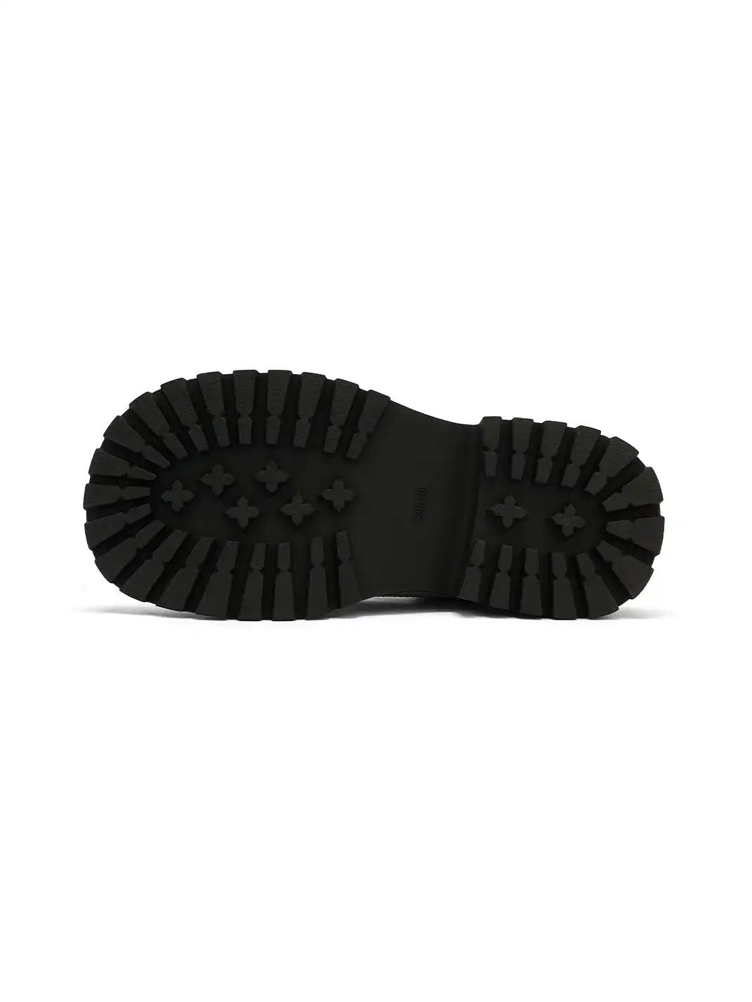 SMILEY | Polka Dot Platform Derby Shoes With Woven Trim