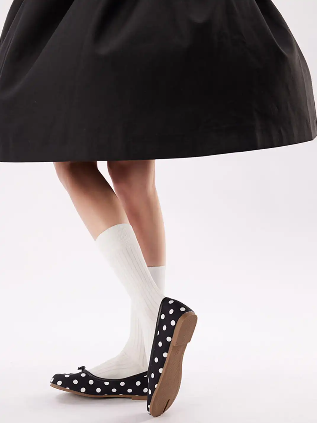 YANG MA | Slim-fit Two-toe Cotton Mid-calf Socks
