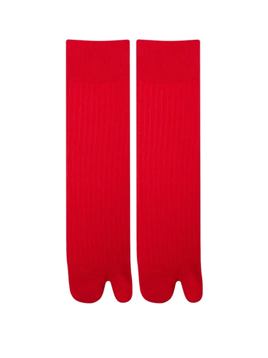 YANG MA | Slim-fit Two-toe Cotton Mid-calf Socks