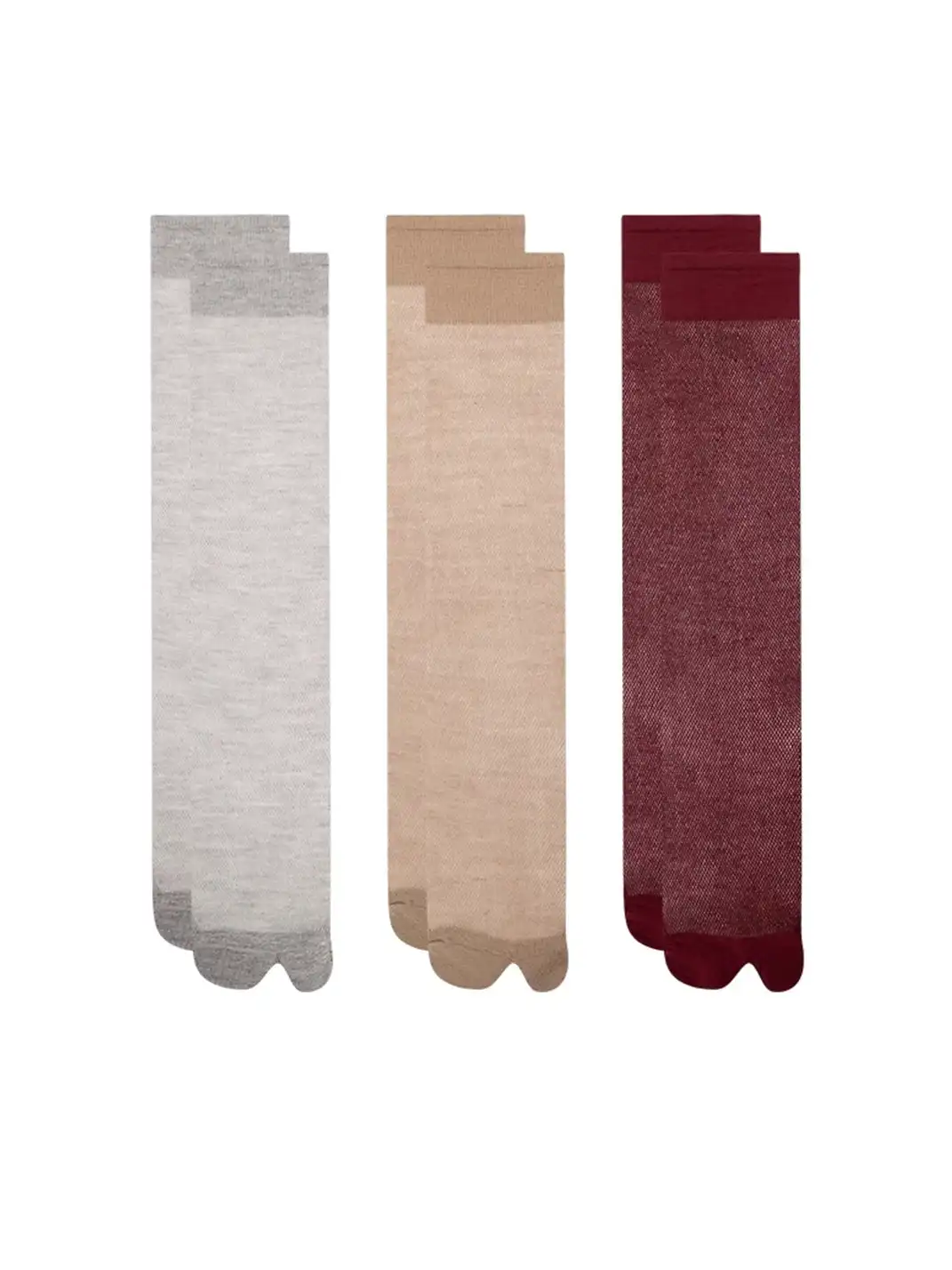YANG MA | Split-toe Mesh Mid-calf Slouch Socks
