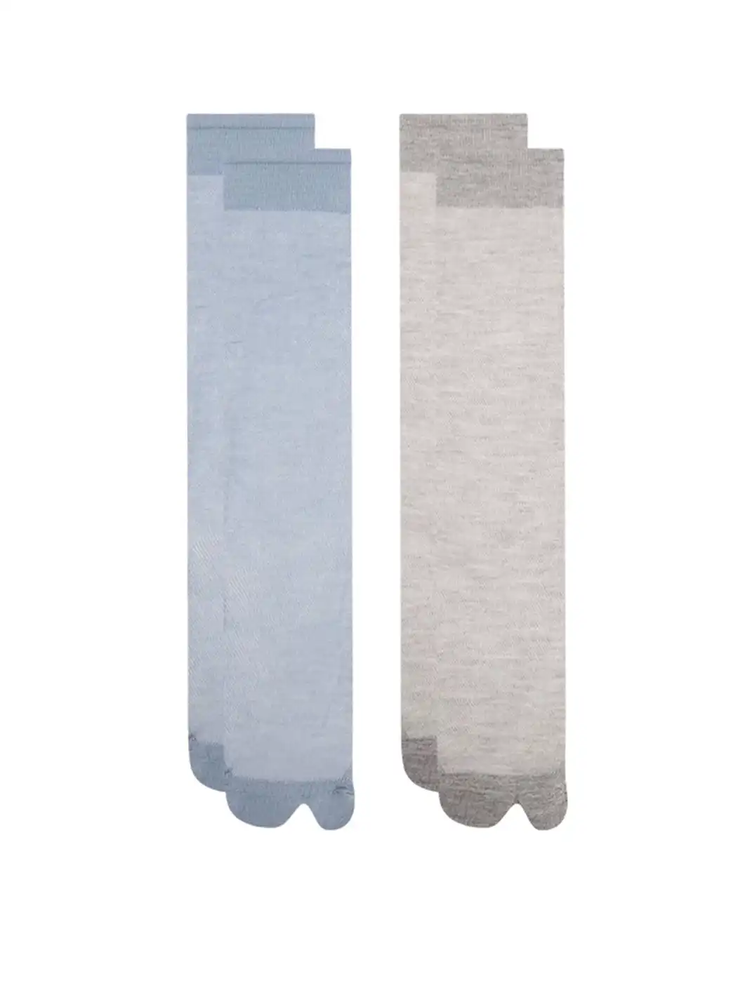 YANG MA | Split-toe Mesh Mid-calf Slouch Socks