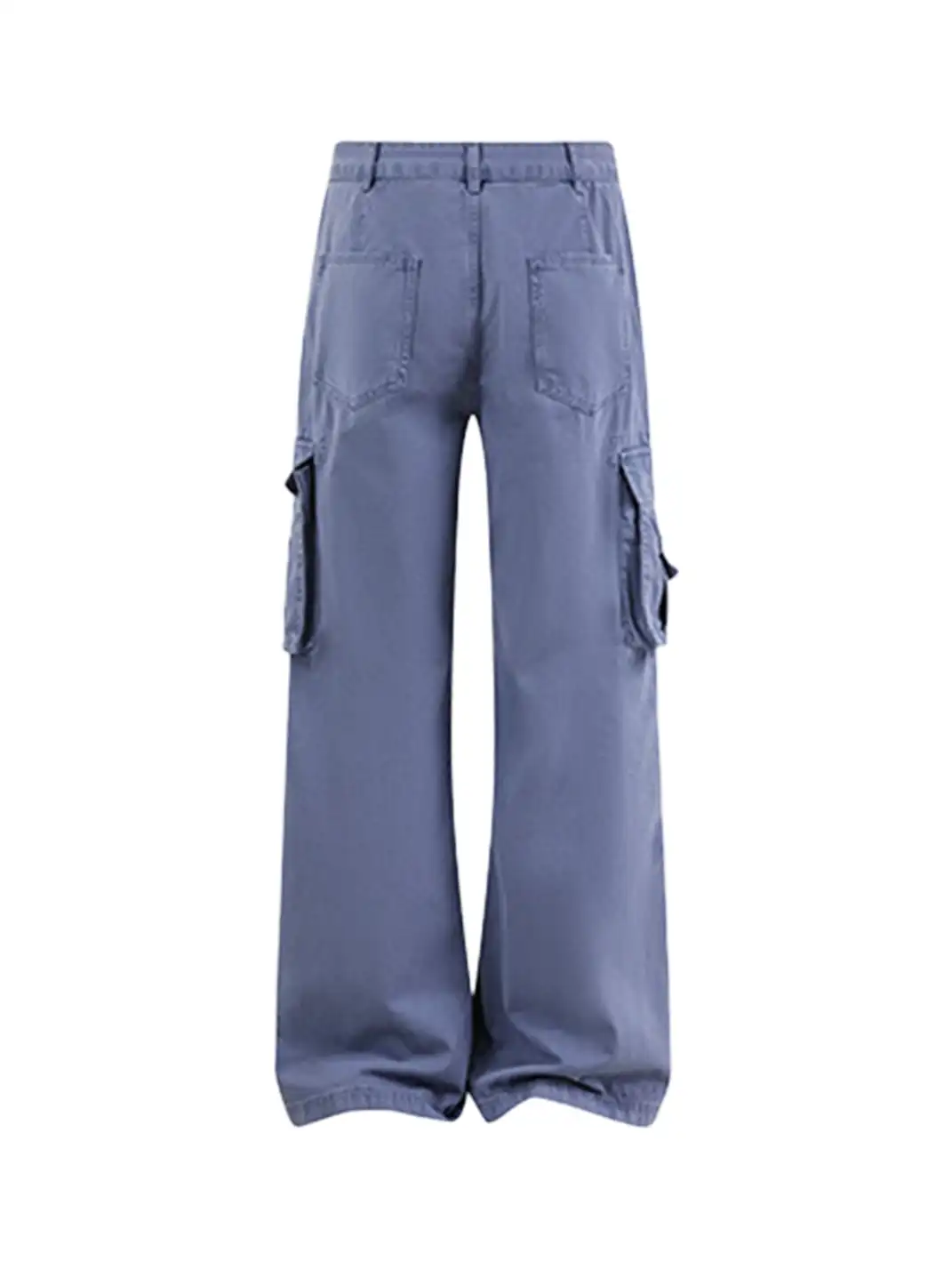 KREATE | Washed Screen Print Distressed Cargo Pants
