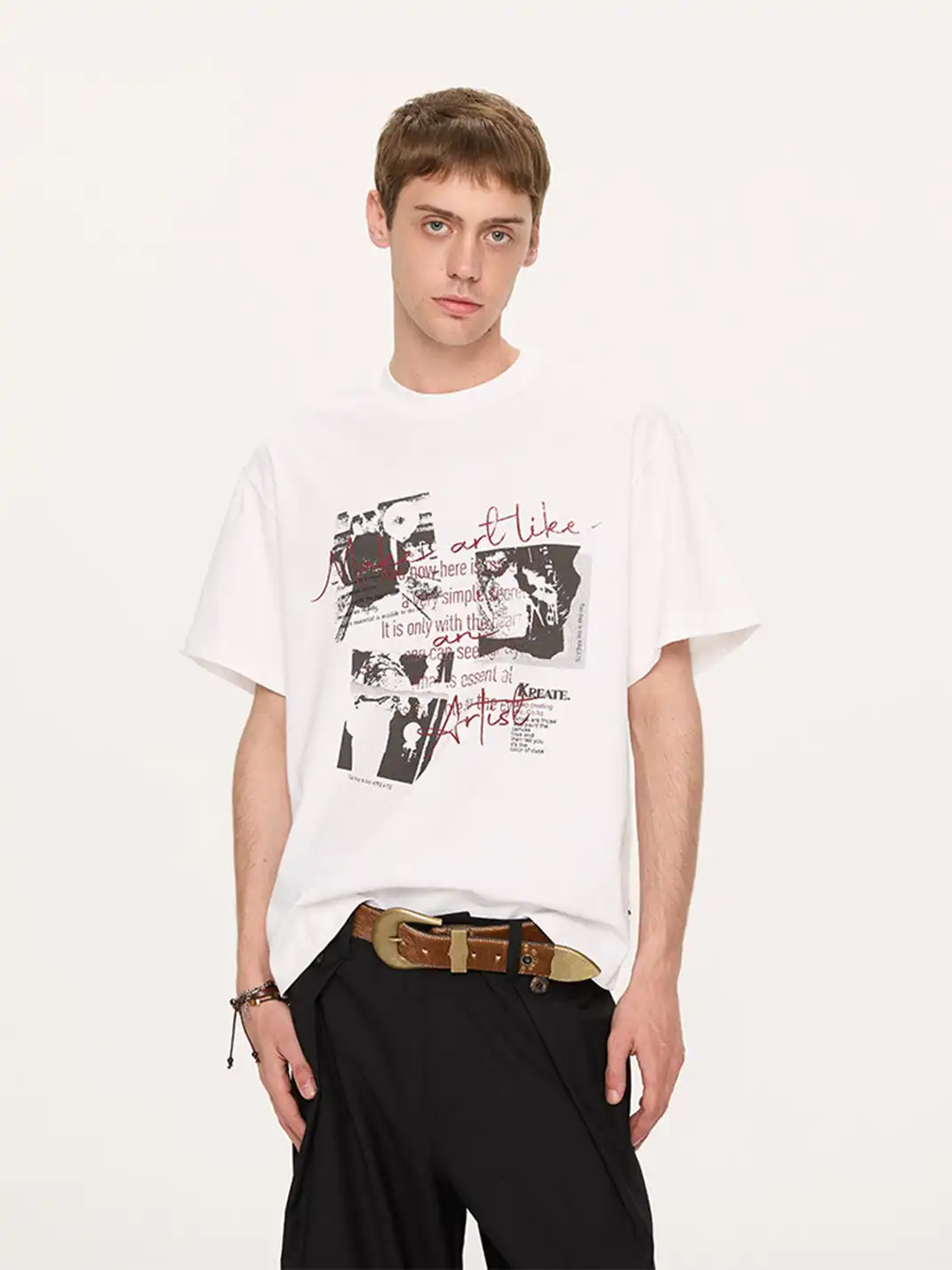 KREATE | Band Screen Print Cotton T-Shirt