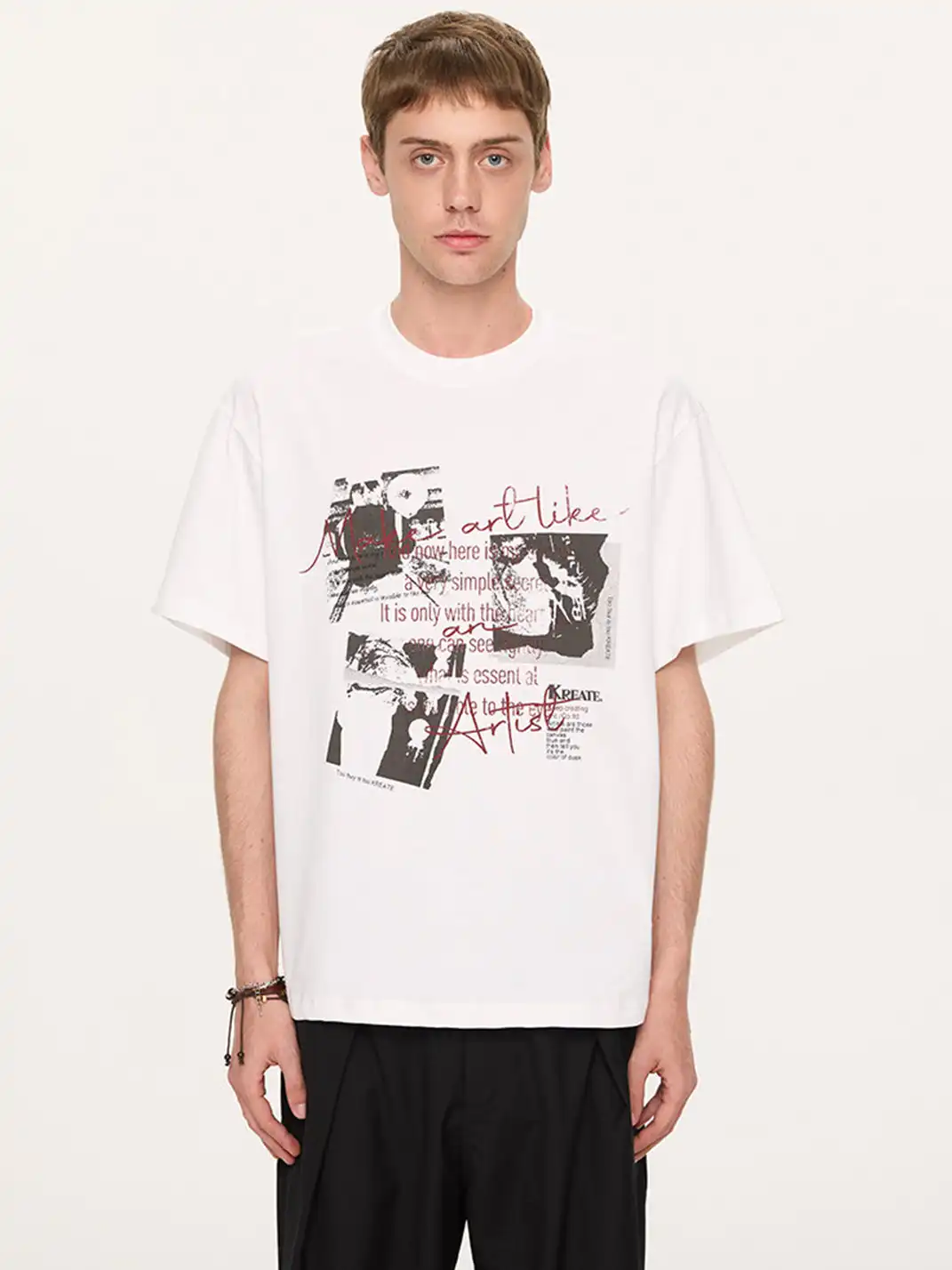 KREATE | Band Screen Print Cotton T-Shirt