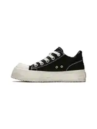 KREATE | Chunky Sole Two-Tone Washed Canvas Sneakers
