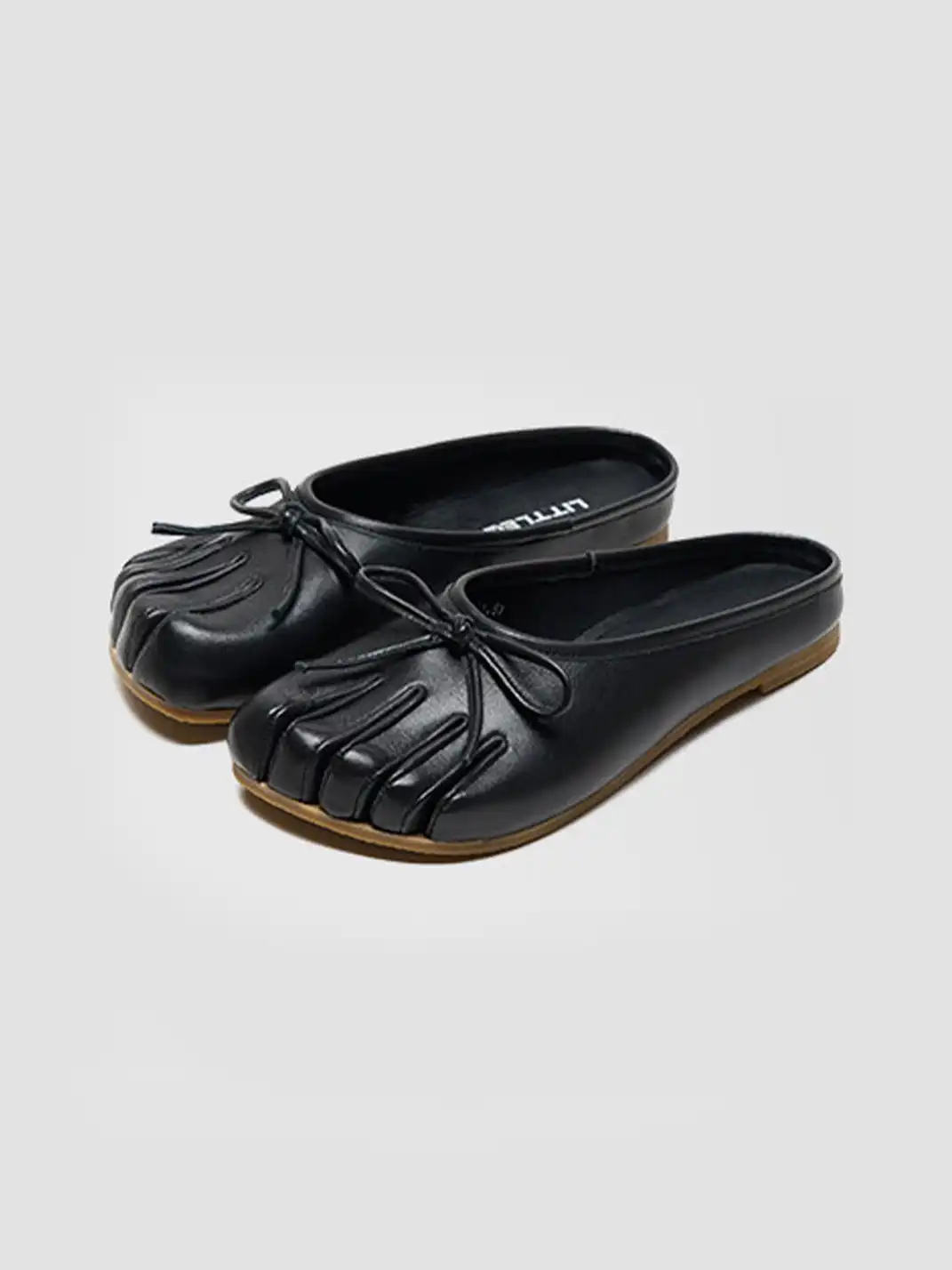 Littlegood | Vintage Closed Toe Split-Toe Flat Slippers