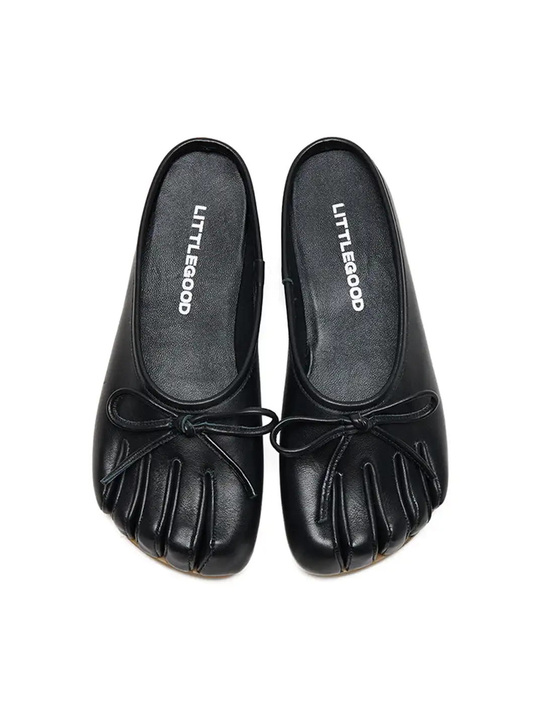 Littlegood | Vintage Closed Toe Split-Toe Flat Slippers