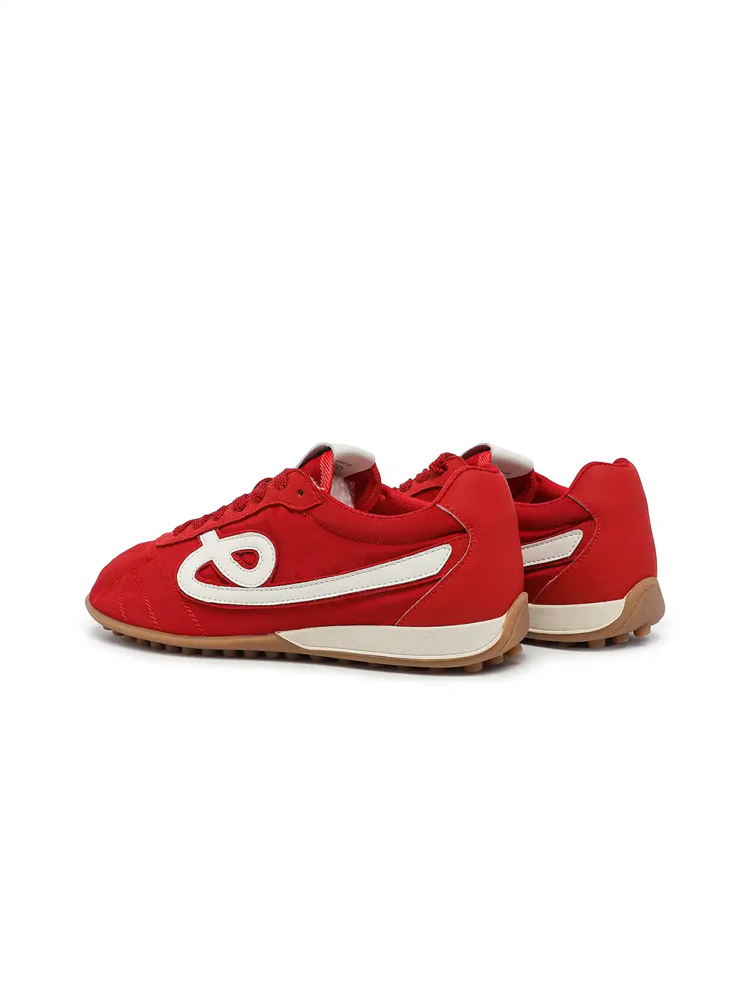 C.BANNER | Quilted Upper Sneakers With Black Logo-Red
