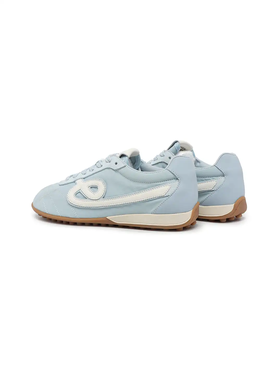 C.BANNER | Quilted Upper Sneakers With Black Logo-Blue