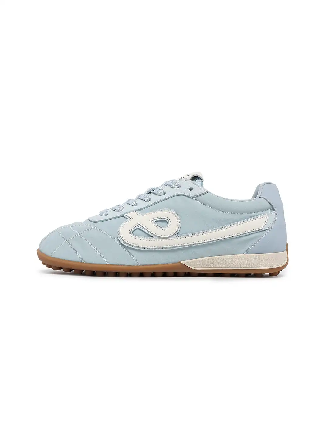 C.BANNER | Quilted Upper Sneakers With Black Logo-Blue
