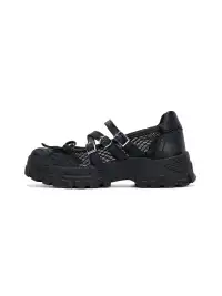 EBLAN | Rhinestone-Embellished Platform Sneakers With Bow Detail