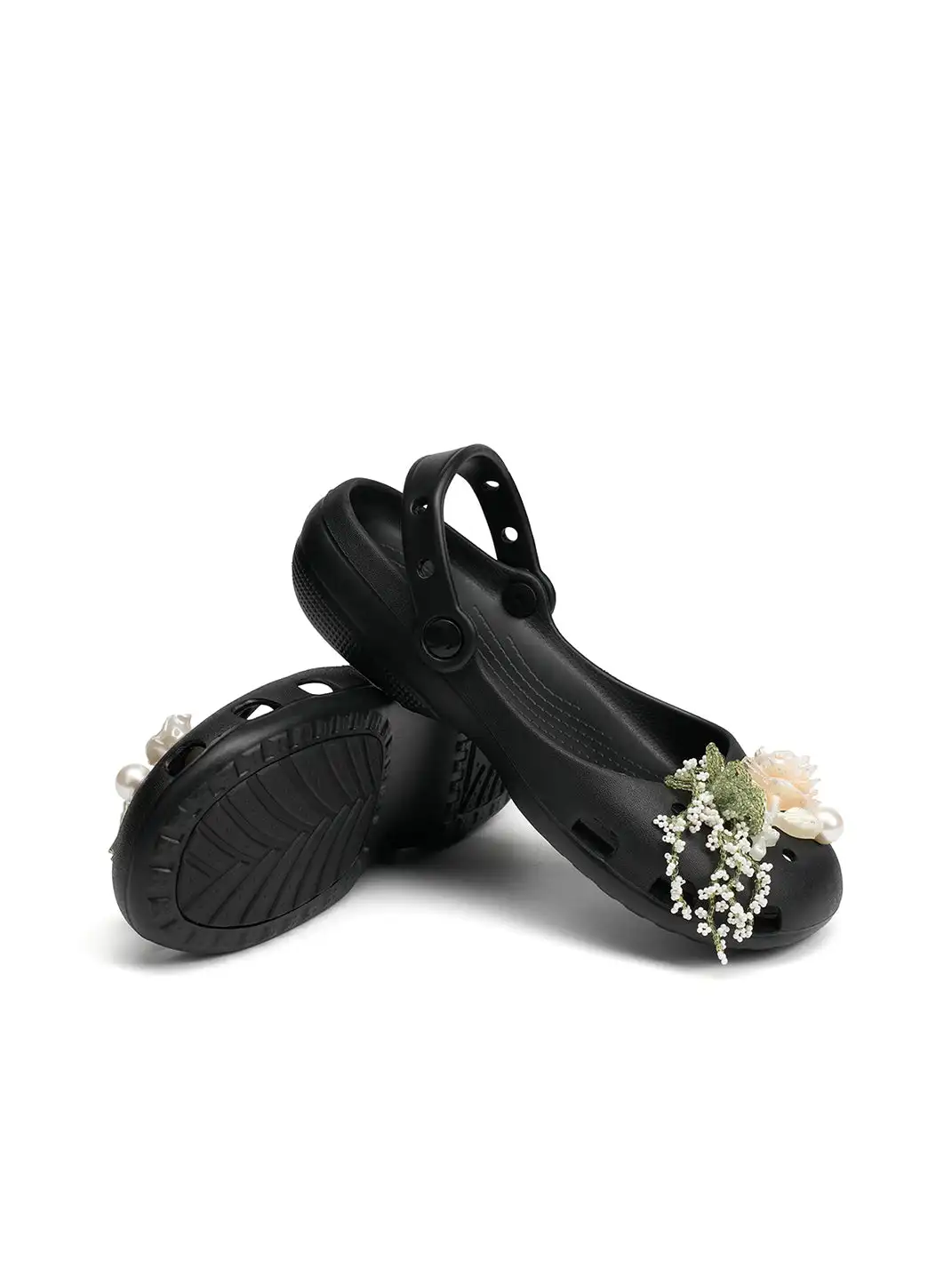 EBLAN | EBLAN | Mary Jane Style Breathable Slide Sandals-Black